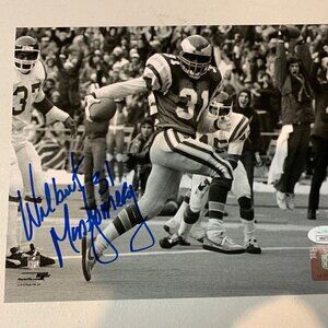 Wilbert Montgomery Philadelphia Eagles Autograph Signed 8X10 Photo JSA